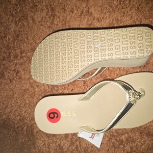 GUESS Women's Gold Sandals